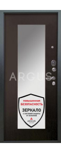 ВХОДНАЯ ДВЕРЬ АРГУС ЛЮКС АС МИЛЛИ ВЕНГЕ/СЕРЕБРО АНТИК Ручка: ручка Сабрина, IRBIS коллекция - TIXX